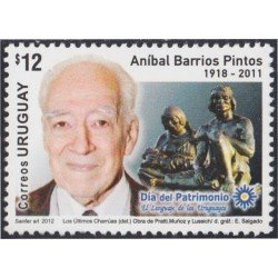 Uruguay 2573 2012 Aníbal Barrios Pintos MNH Uruguay 2573 2012 Aníbal Barrios Pintos MNH