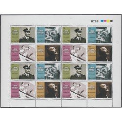 Uruguay 2220/23 2005 General Liber Seregni en Cartón MNH Uruguay 2220/23 2005 General Liber Seregni en Cartón MNH
