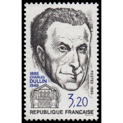 France Francia 2390 1985 Homenaje a Charles Dullin MNH