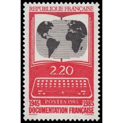 France Francia 2391 1985 Documentación francesa MNH