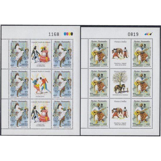 Uruguay 2377/78 2008 América UPAEP Fiestas Nacionales MNH Uruguay 2377/78 2008 América UPAEP Fiestas Nacionales MNH
