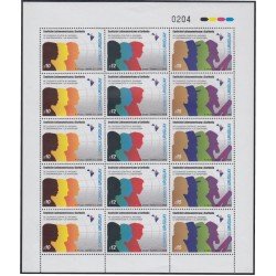 Uruguay 2373/75 2008 Coalición Latinoamericana y del caribe contra el racismo MN Uruguay 2373/75 2008 Coalición Latinoamericana y del caribe contra el racismo MN