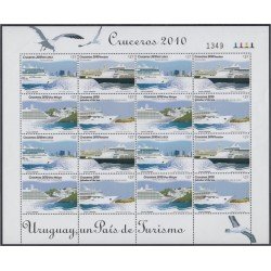 Uruguay 2452/55 2010 Transporte Cruceros MNH Uruguay 2452/55 2010 Transporte Cruceros MNH