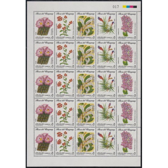 Uruguay 1521/25 1995 Flora Flores uruguayas Flowers MNH Uruguay 1521/25 1995 Flora Flores uruguayas Flowers MNH