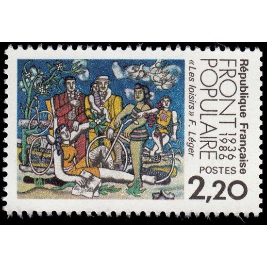 France Francia 2394 1986 50 aniv. del Frente popular MNH France Francia 2394 1986 50 aniv. del Frente popular MNH