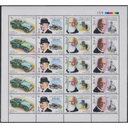 Uruguay 1686/89 1997 Aniversario en el mundo del automovilismo MNH Uruguay 1686/89 1997 Aniversario en el mundo del automovilismo MNH