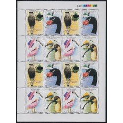 Uruguay 1719/22 1998 Fauna Pájaros Birds MNH Uruguay 1719/22 1998 Fauna Pájaros Birds MNH
