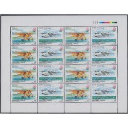 Uruguay 1832/33 1999 China 99 Hidroaviones MNH