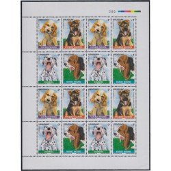Uruguay 1834/37 1999 Fauna Perros Dogs MNH