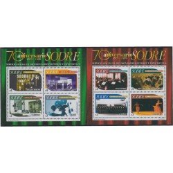 Uruguay 1870/77 1999 70 Años de difusión de Radiotelevisión y Espectáculos MNH