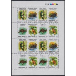 Uruguay 1937/40 2001 Fauna Tortugas y ranas MNH Uruguay 1937/40 2001 Fauna Tortugas y ranas MNH