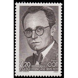 France Francia 2406 1986 Homenaje a Pierre Cot MNH