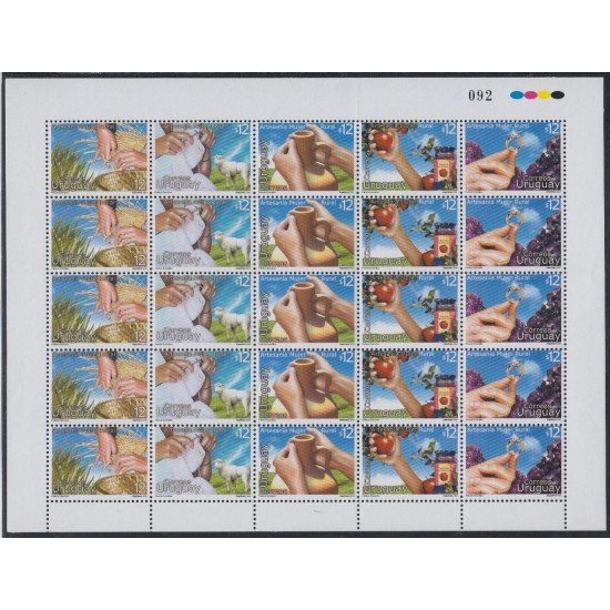 Uruguay 2085/89 2003 Artesanía Mujer Rural MNH Uruguay 2085/89 2003 Artesanía Mujer Rural MNH