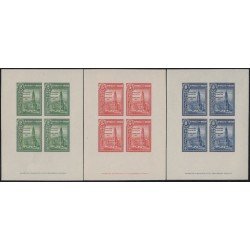 Uruguay HB 1/3 1927 Exposición Filatélica de Montevideo MNH