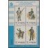 Uruguay HB 33 1979 150º Aniversario de la policía soldado emblema MNH