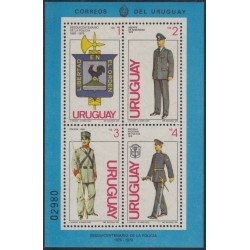 Uruguay HB 35 1980 Día de la Armada soldados MNH Uruguay HB 35 1980 Día de la Armada soldados MNH
