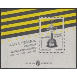 Uruguay HB 41 1992 Club A. Peñarol campeón de la Copa de Libertadores MNH Uruguay HB 41 1992 Club A. Peñarol campeón de la Copa de Libertadores MNH