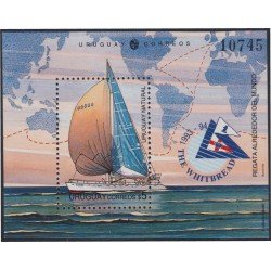 Uruguay HB 44 1993 Regata alrededor del mundo velero MNH Uruguay HB 44 1993 Regata alrededor del mundo velero MNH