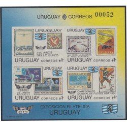 Uruguay HB 45 1993 Exposición Filatélica Int. Aniversarios y Eventos MNH Uruguay HB 45 1993 Exposición Filatélica Int. Aniversarios y Eventos MNH