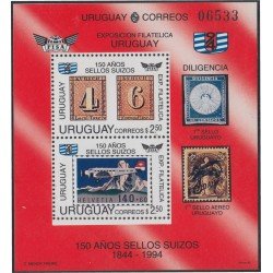 Uruguay HB 47 1994 Uruguay 94 Atletas de Deportes de Invierno MNH Uruguay HB 47 1994 Uruguay 94 Atletas de Deportes de Invierno MNH