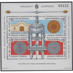 Uruguay HB 50 1994 150 Aniversario de la Casa de la Moneda MNH Uruguay HB 50 1994 150 Aniversario de la Casa de la Moneda MNH