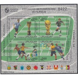 Uruguay HB 56 1996 France 98 Campeonato mundial de fútbol MNH Uruguay HB 56 1996 France 98 Campeonato mundial de fútbol MNH