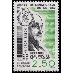 France Francia 2415 1986 Año internacional de la Paz  MNH