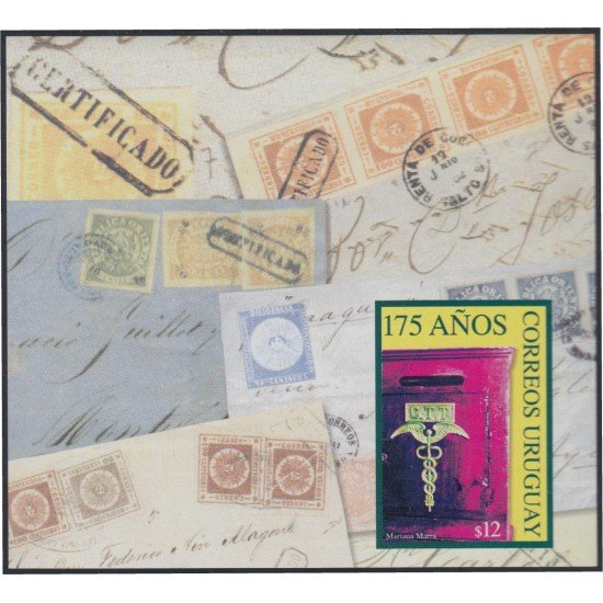 Uruguay HB 76 2002 175º Aniversario de Correos MNH Uruguay HB 76 2002 175º Aniversario de Correos MNH