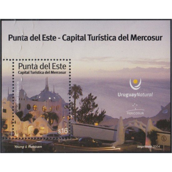 Uruguay HB 80 2004 Punta del Este Capital Turística del Mercosur MNH
