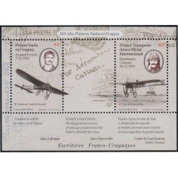 Uruguay HB 91 2010 Personalidades Armand Prevost Bartolomeo Cataneo Avionetas MNH Uruguay HB 91 2010 Personalidades Armand Prevost Bartolomeo Cataneo Avionetas MNH