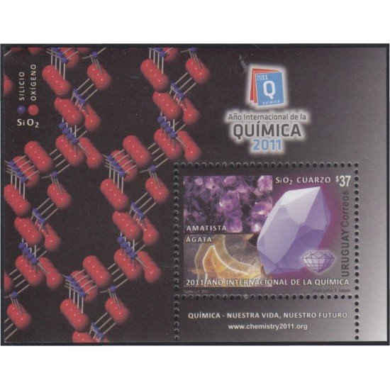 Uruguay HB 94 2011 Año Internacional de la Química MNH Uruguay HB 94 2011 Año Internacional de la Química MNH
