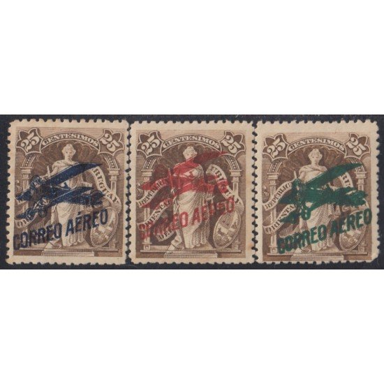 Uruguay A- 1/3 1921 Estampilla sepia de 1900 MH Uruguay A- 1/3 1921 Estampilla sepia de 1900 MH