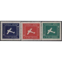 Uruguay A- 4/6 1924 Serie Antigua Avión MH Uruguay A- 4/6 1924 Serie Antigua Avión MH