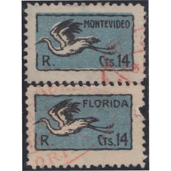 Uruguay A- 7/8 1925 Centenario del Congreso de Florida Usado