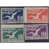 Uruguay A- 10/13 1925 Serie antigua pájaro bird MH