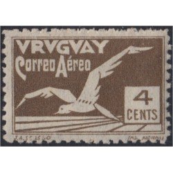 Uruguay A- 26 1928 Serie antigua pájaro bird MNH