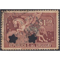 Uruguay A- 36 1929 (27/38) Serie antigua Pegaso Taladro Usado