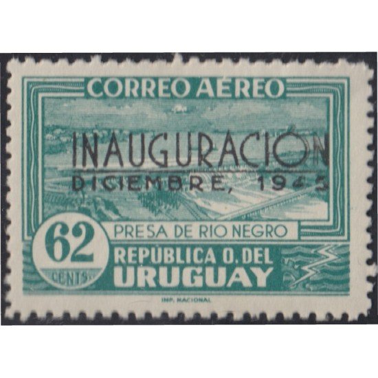 Uruguay A- 115 1945 Inauguración de la Presa de Río negro MNH Uruguay A- 115 1945 Inauguración de la Presa de Río negro MNH