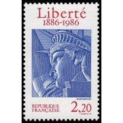 France Francia 2421 1986 Centenario de la erección de la estatua de la Libertad en New York MNH