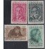 Uruguay A- 153/156 1956 Centenario del nacimiento de Don José Batlle y Ordoñez Usado