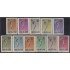 Uruguay A- 168/177 1959 Serie Antigua Monumento al Capitán Boizo Lanza MNH