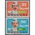 Uruguay A- 178/179 1959 50 Años del 1º vuelo en aeroplano de Santos Dumont MNH