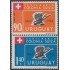 Uruguay A- 232/33 1962 Centenario Colonia Suiza MNH