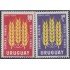 Uruguay A- 248/49 1963 Campaña mundial contra el hambre MNH