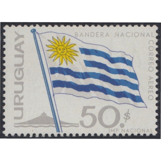 Uruguay A- 254 1965 Bandera Nacional MNH Uruguay A- 254 1965 Bandera Nacional MNH