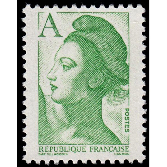 France Francia 2423 1986 Libertad Letra A MNH France Francia 2423 1986 Libertad Letra A MNH