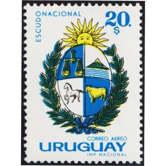 Uruguay A- 267 1965 Escudo Nacional MNH