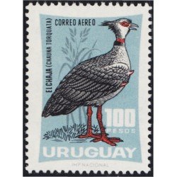 Uruguay A- 281 1966 Pájaro crespado Bird MNH