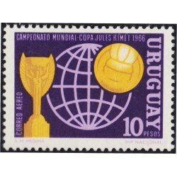 Uruguay A- 283 1966 Copa del mundo de fútbol en Londres MNH