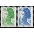 France Francia 2424/25 1986 Libertad MNH